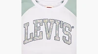 Collegiate Floral Crewneck Big Girls 7-16
