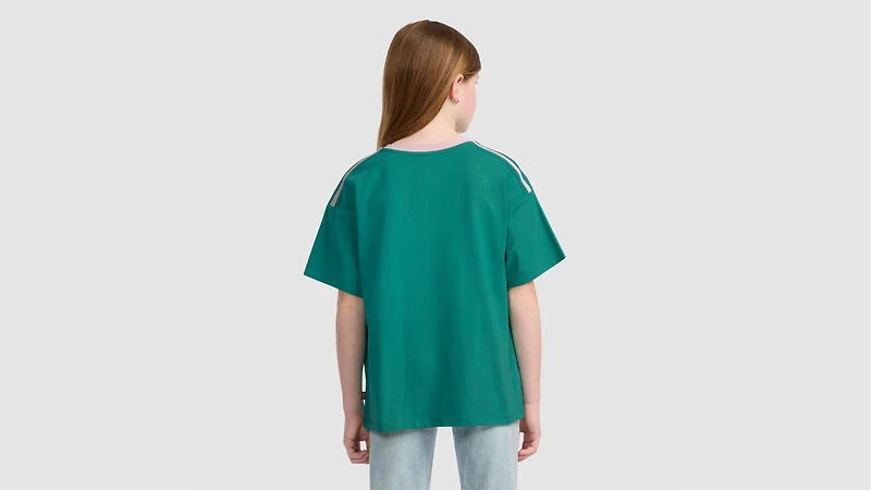 Sporty Oversized Tee Big Girls S-XL