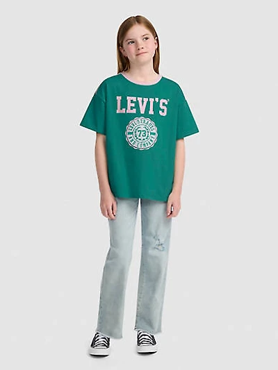 Sporty Oversized Tee Big Girls S-XL
