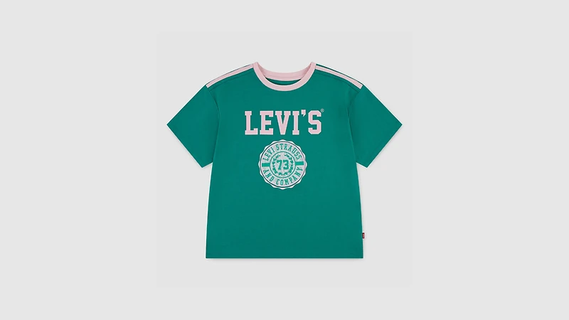 Sporty Oversized Tee Big Girls S-XL