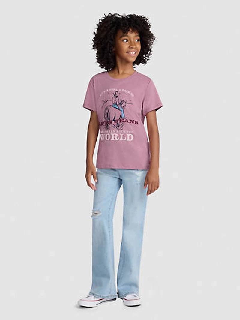 Ss Graphic Tee Big Girls S-XL