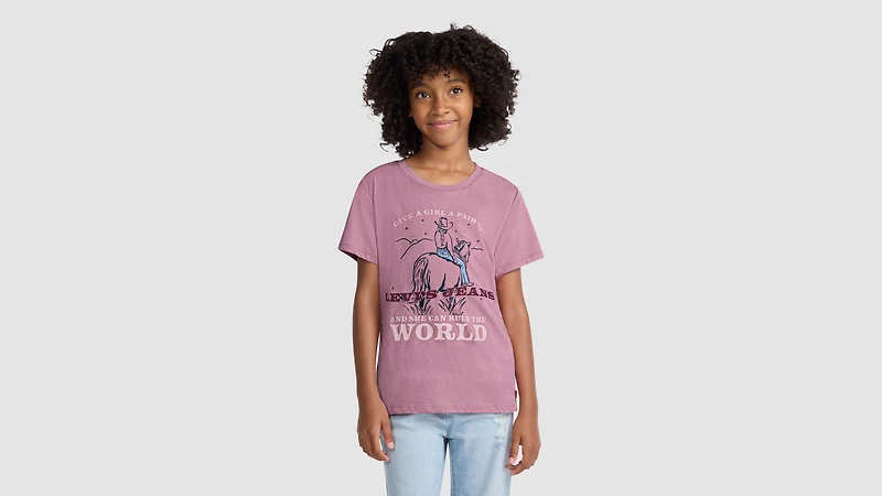 Ss Graphic Tee Big Girls S-XL
