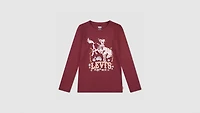 Ls Horse Tee Big Girls S-XL