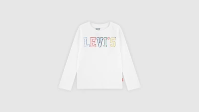 Ls Crochet Tee Toddler Girls 2T-4T