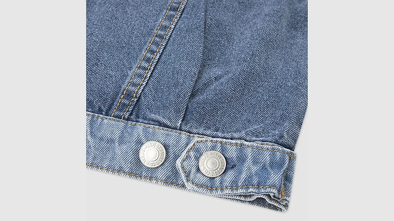 90'S Shrunked Blocked Trucker Big Girls S-XL