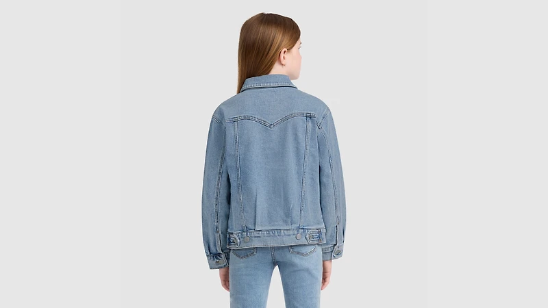 Oversized Western Trucker Big Girls S-XL