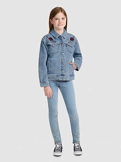 Oversized Western Trucker Big Girls S-XL