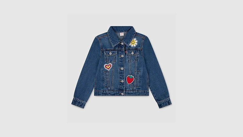 Trucker With Patches Big Girls S-XL