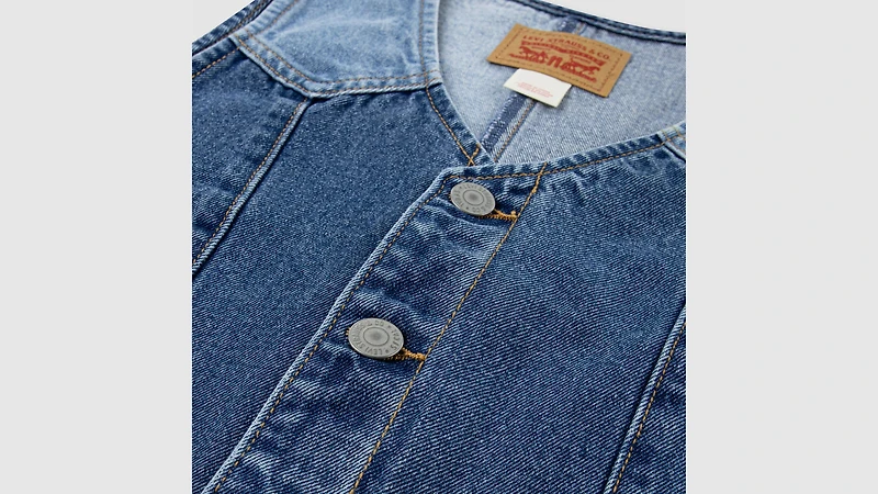 Levis Shade Blocked Vest Big Girls S-XL