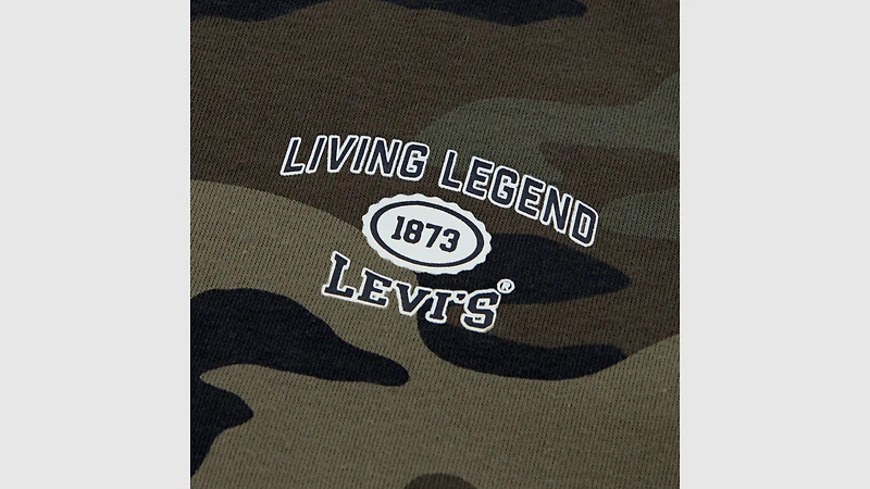 Levis  Camo Covered Tee Toddler Boys 2T-4T
