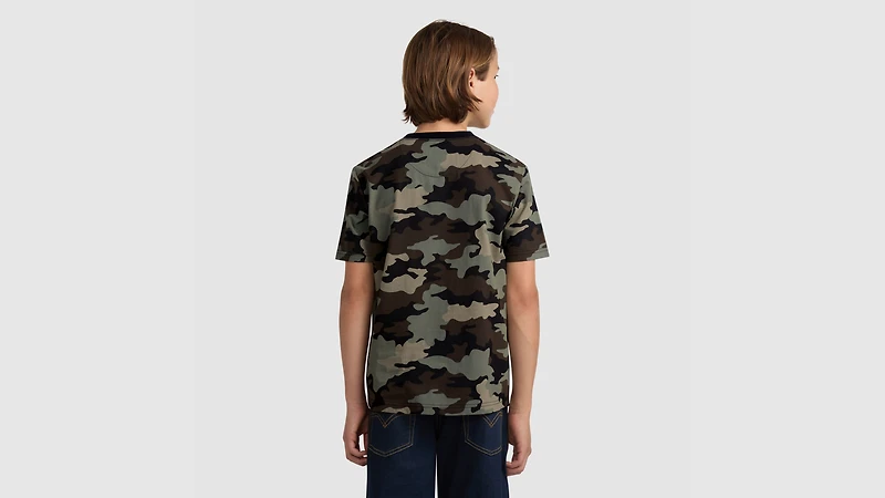 Levis Camo Covered Tee Little Boys 4-6X
