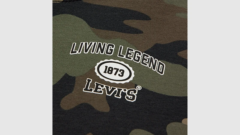 Levis Camo Covered Tee Little Boys 4-6X
