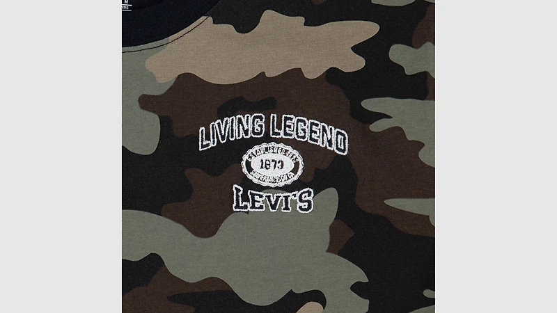 Camo Covered Tee Big Boys S-XL