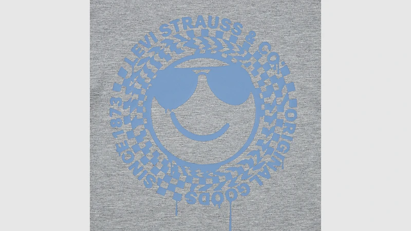 Chill Smiley Tee Big Boys S-XL
