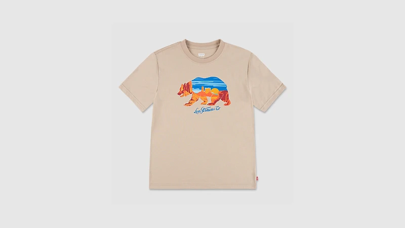 Scenic Bear Tee Big Boys S-XL