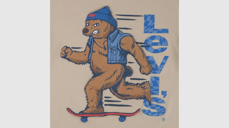 Bear On The Move Tee Big Boys S-XL