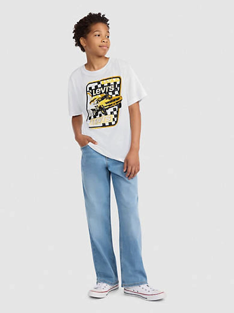 Race To The Finish Tee Big Boys S-XL