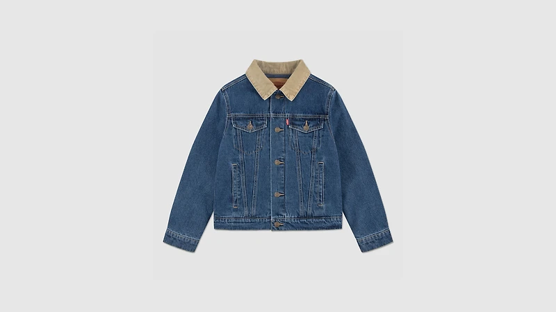 Levis Quilted Lined Trucker Big Boys S-XL
