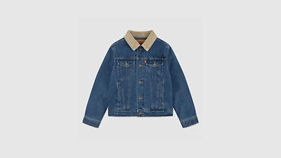 Levis Quilted Lined Trucker Big Boys S-XL
