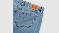 High Rise Baggy W/ Embroidery Big Girls 8-20