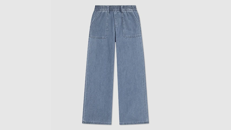 High Rise Baggy W/ Wide Twill Big Girls S-XL