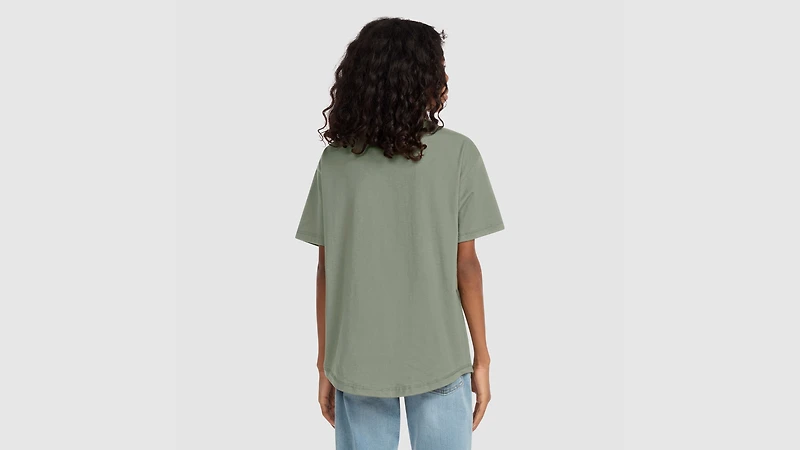 Curved Hem Pocket Tee Big Boys S-XL