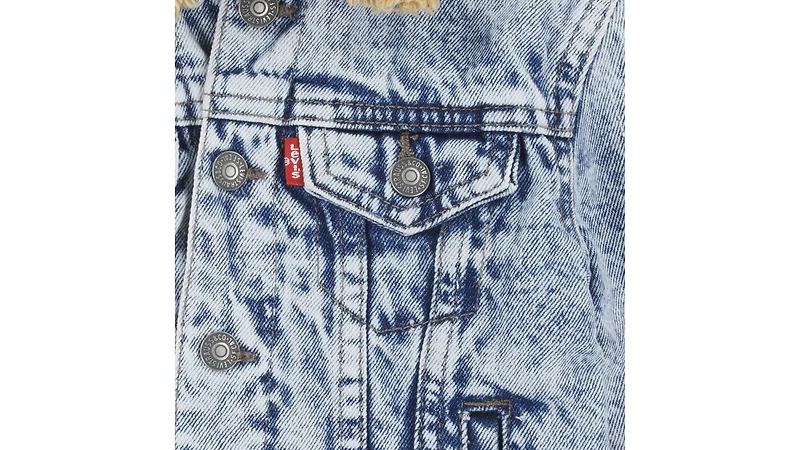 Levis Sherpa Trucker Toddler Boys 2T-4T