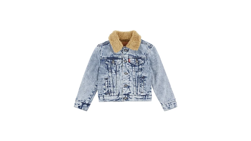 Levis Sherpa Trucker Toddler Boys 2T-4T