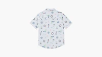 Slub Texture Woven Shirt Little Boys 4-7x