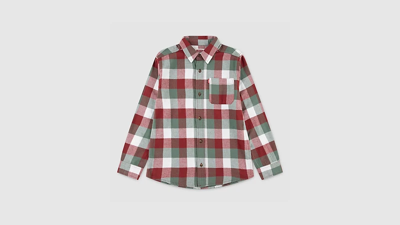 Buffalo Check Flannel Shirt Little Boys 4-6X