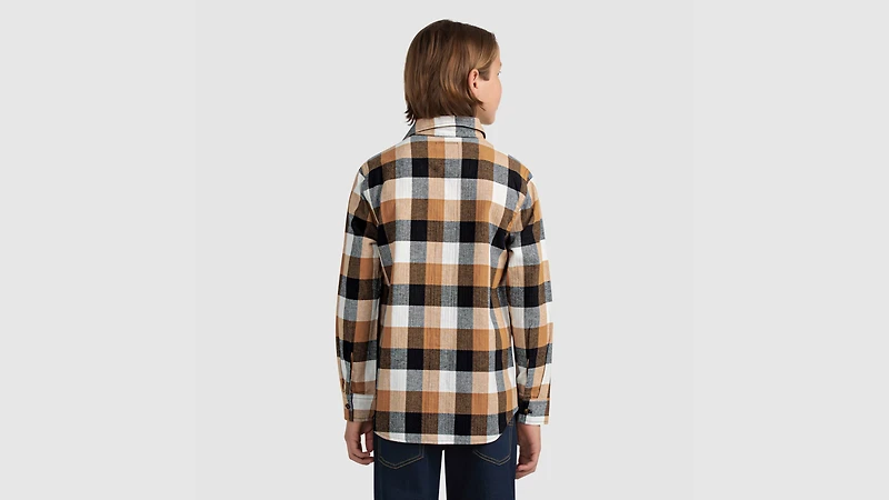 Buffalo Check Flannel Shirt Big Boys S-XL