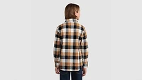 Buffalo Check Flannel Shirt Big Boys S-XL