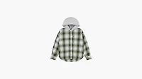 Hooded Woven Top Big Girls 7-16