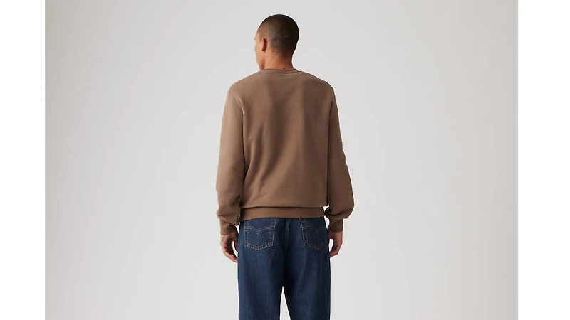 Standard Fit Graphic Crewneck Sweatshirt