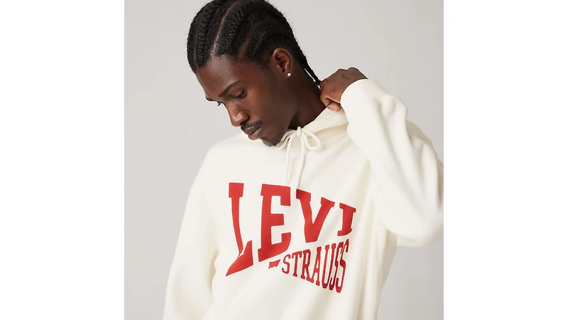 Relaxed Fit Graphic Hoodie Sweatshirt