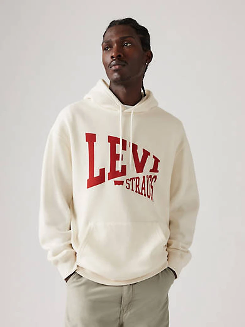 Relaxed Fit Graphic Hoodie Sweatshirt