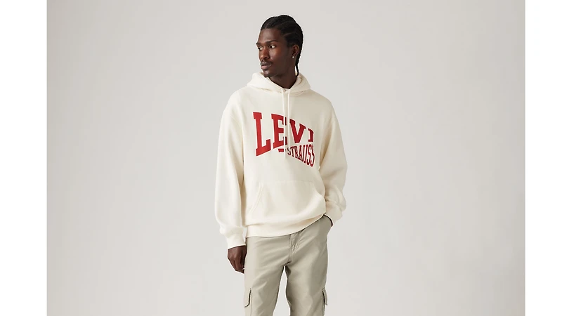 Relaxed Fit Graphic Hoodie Sweatshirt