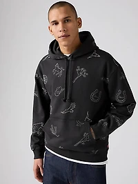 Western Embroidered Hoodie Sweatshirt