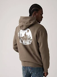Relaxed Graphic Hoodie Sweatshirt