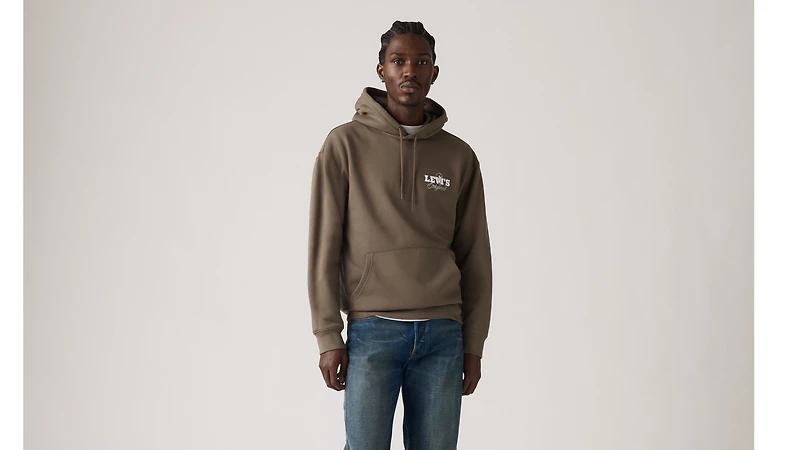 Relaxed Graphic Hoodie Sweatshirt