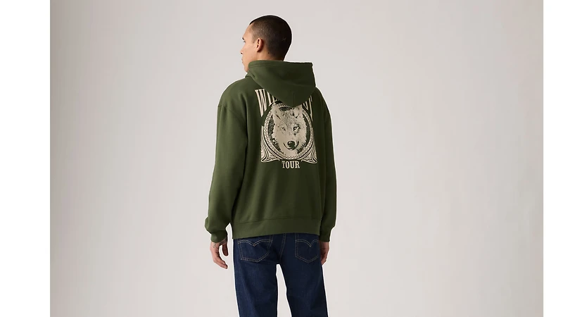 Relaxed Graphic Hoodie Sweatshirt