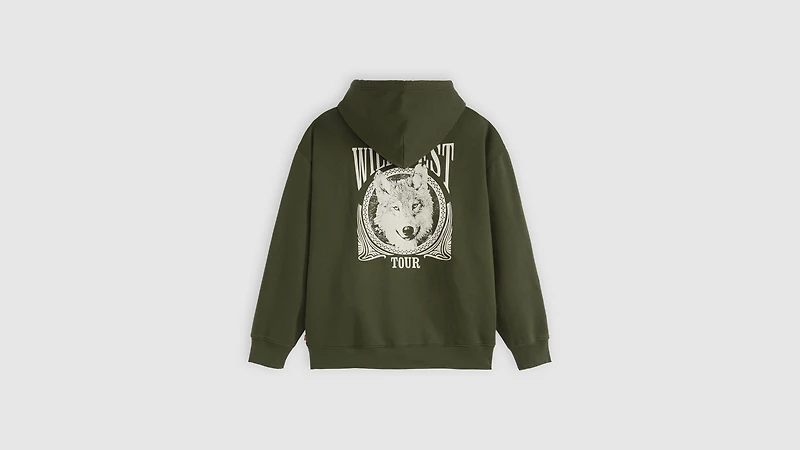 Relaxed Graphic Hoodie Sweatshirt