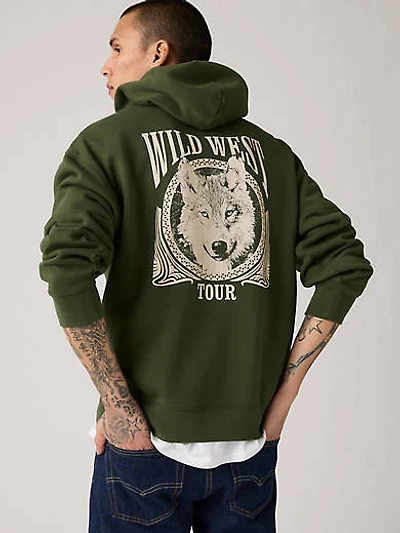 Relaxed Graphic Hoodie Sweatshirt