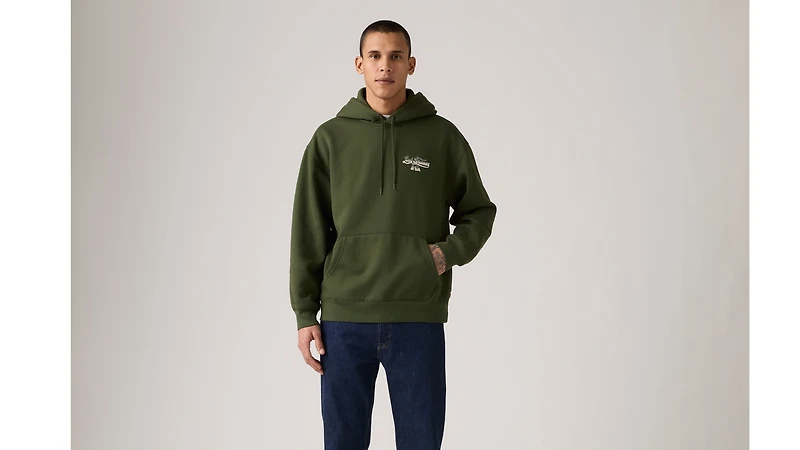 Relaxed Graphic Hoodie Sweatshirt