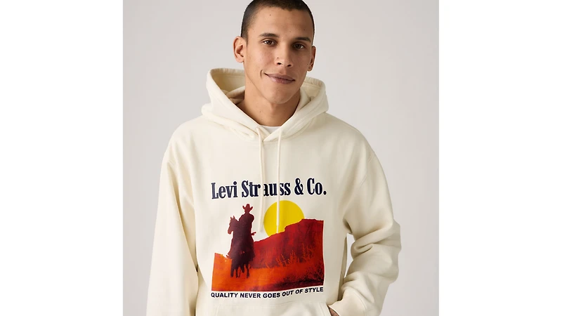 Relaxed Graphic Hoodie Sweatshirt