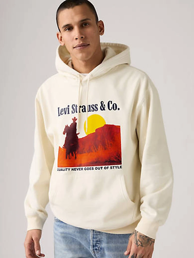Relaxed Graphic Hoodie Sweatshirt