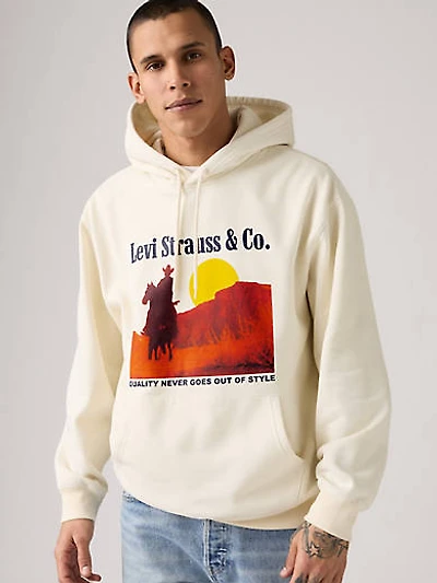 Relaxed Graphic Hoodie Sweatshirt
