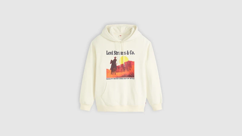 Relaxed Graphic Hoodie Sweatshirt