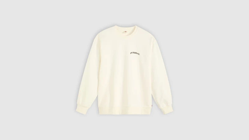 Relaxed Graphic Crewneck Sweatshirt