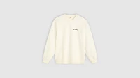 Relaxed Graphic Crewneck Sweatshirt